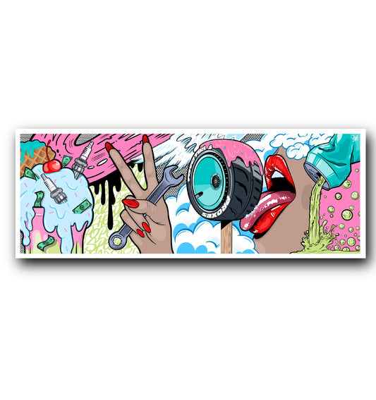 Panoramic Car Art, HELS Bells Car Pop